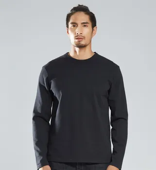 

Hot Sale Autumn Winter Men T Shirt 100% Cotton Solid Solid Hip Hop O Neck Casual Plus Size Big Size Long Sleeve Top Shirt Men