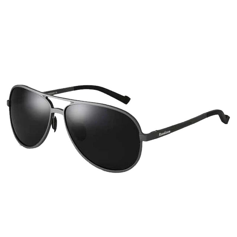 Солнцезащитные очки с алюминиево-магниевым покрытием, мужские, дизайн, для рыбалки, вождения, солнцезащитные очки, Oculos Gafas De So 2287 - Цвет линз: Gun Gray