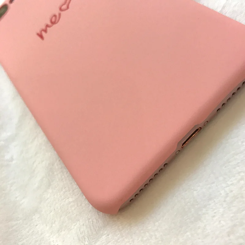 Тонкий матовый грязеотталкивающий мобильный телефон чехол для пар iPhone 6/6S 6/6Splus 7/8