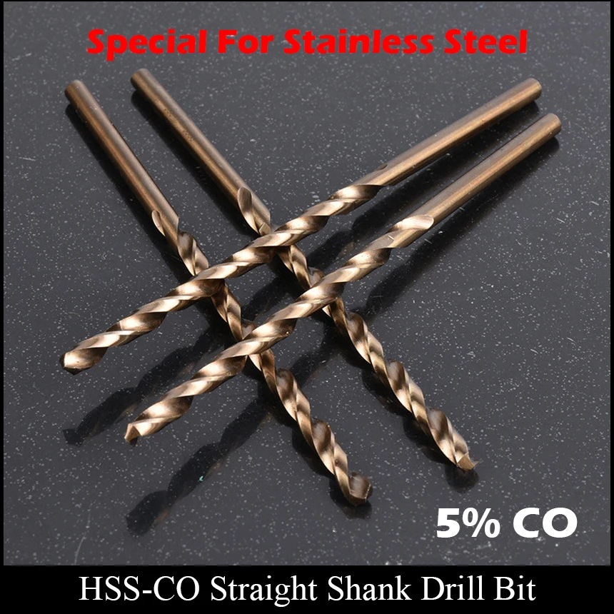 

6.9mm 7mm 7.1mm 7.2mm 200mm 250mm 300mm 350mm Long Stainless Steel High Speed Steel HSS CO HSS-CO Straight Shank Twist Drill Bit