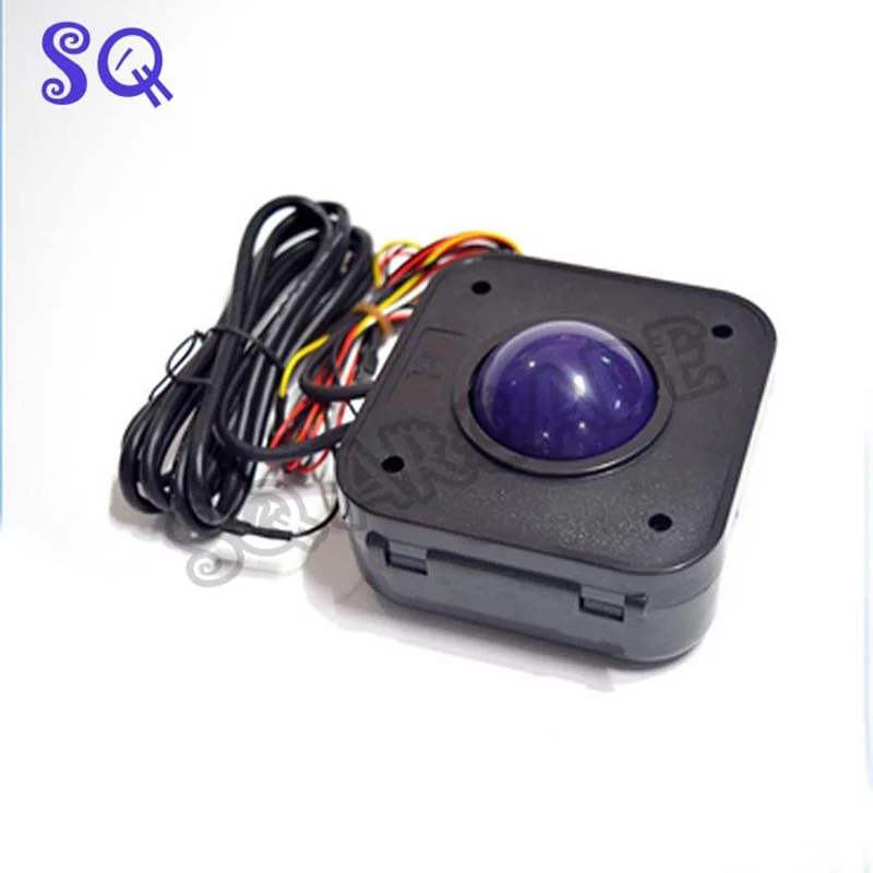2 pcs / set 4.5 cm diameter lighted Illuminated Round Trackball Mouse