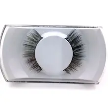 1Pair Lashes False Eyelashes Natural Makeup 3d Mink Lashes Eyelash Extension Make Up real siberian mink strip eyelashes