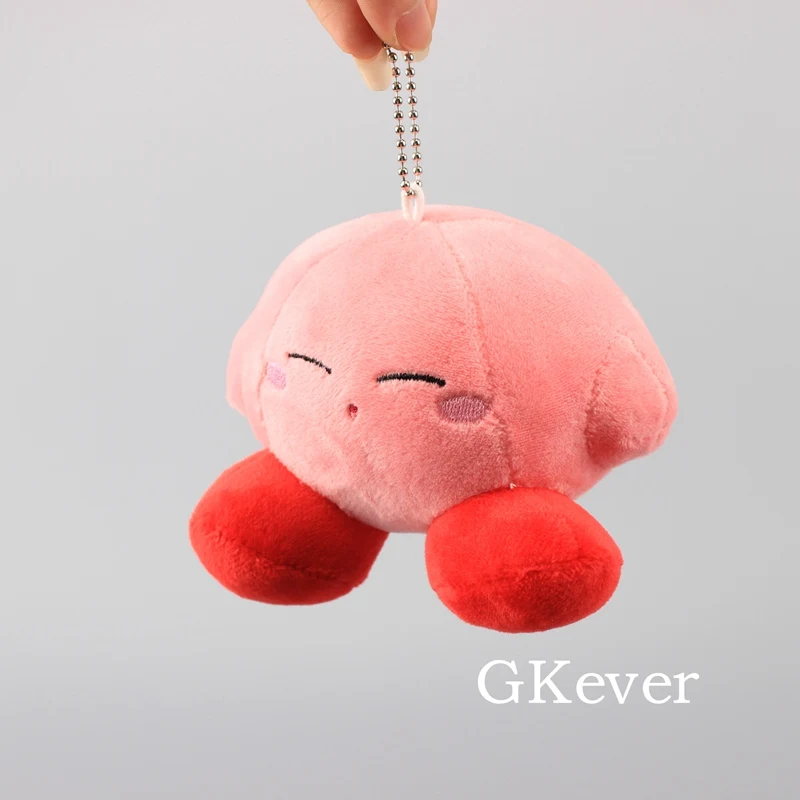 Новинка 10 шт./лот звезда Kirby мини плюшевый брелок Симпатичные мягкие игрушечные