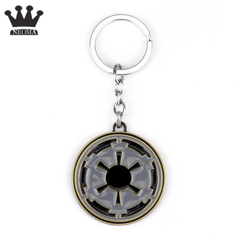 

Star Wars Logo Keychain Pendant Galaxy Empire Keychain Llaveros for Car Chaveiro Jewelry