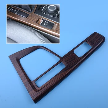 

DWCX Wooden Pattern Interior Shift Box Gear Position Panel Cover Trim fit for BMW X1 F48 2016-2017