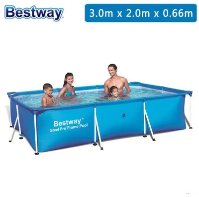 56404 BestWay 11" x 79" x 2" /300*201*66 см 3300L роскошный бассейн для взрослых и детей(без аксессуаров)/бассейн старого 56043