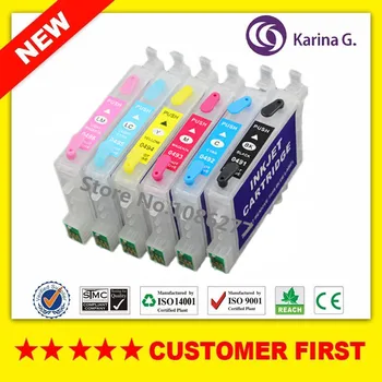 

1 set for T0491 Empty refillable ink cartridge with ARC chips For EPSON STYLUS PHOTO R230/210/350/310/ Photo RX510/RX630