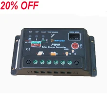 Controlador de Carga Solar Reguladores 20A 12 v/24 v Controlador de Carga Painel Autoswitch Barata Solar