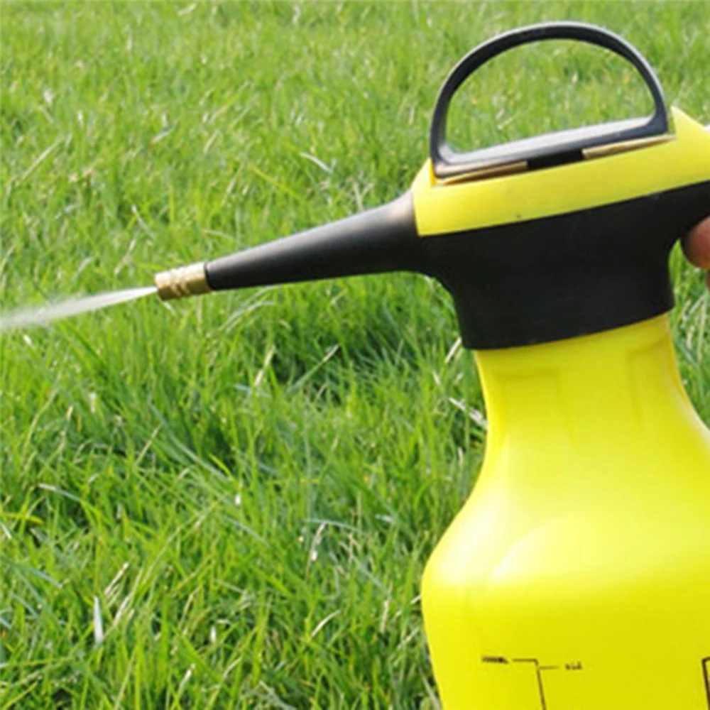 

2L Hand Pressure Trigger Sprayer Bottle Garden Spray Bottle Plant Irrigation Watering Can Sprayer Adjustable Copper Nozzle