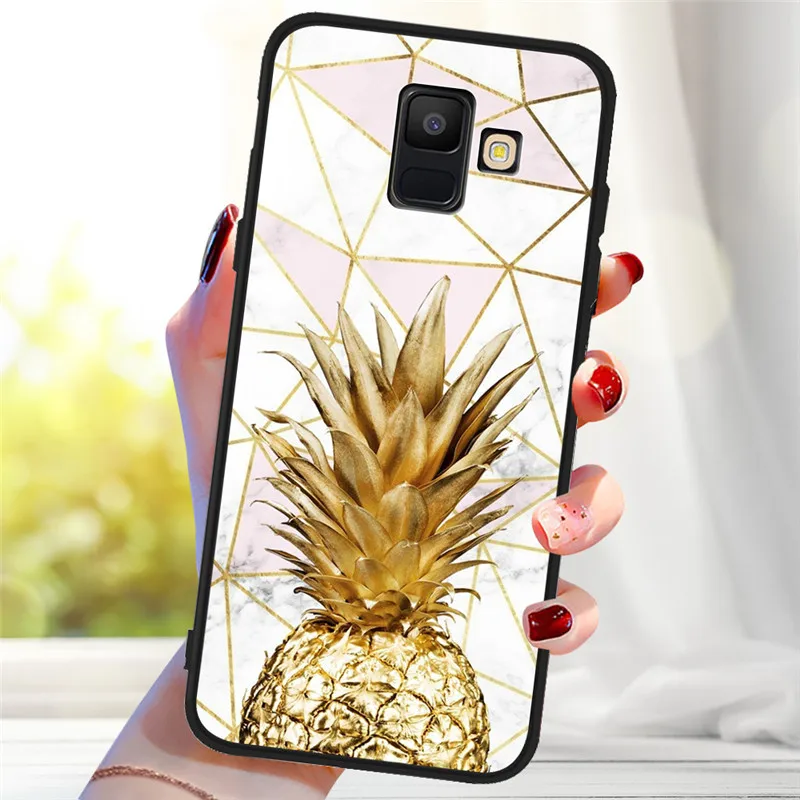 Leopard marble For Samsung Galaxy A9 A8 A7 A6 A5 A3 J3 J4 J5 J6 J8 Plus M30 A40S A10 A20E phone Case Cover Coque Etui - Цвет: H1851