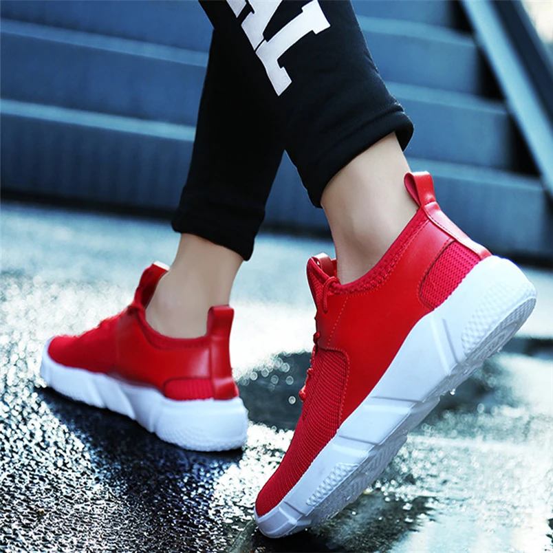 Sneakers Men Knit Mesh Shoes Outdoor Fashion Breathable Fashion Straps Sports Running Casual Sneakers Solid Shoe #FS#4NV08 (8)