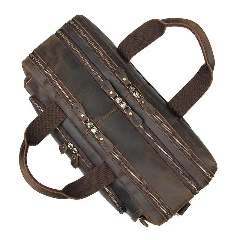 Мэхью Винтаж мужские кожаные Портфели с карманами кожа сумка на чемодан в деловом стиле Crazy Horse кожаные сумки для ноутбука 2019 дизайн