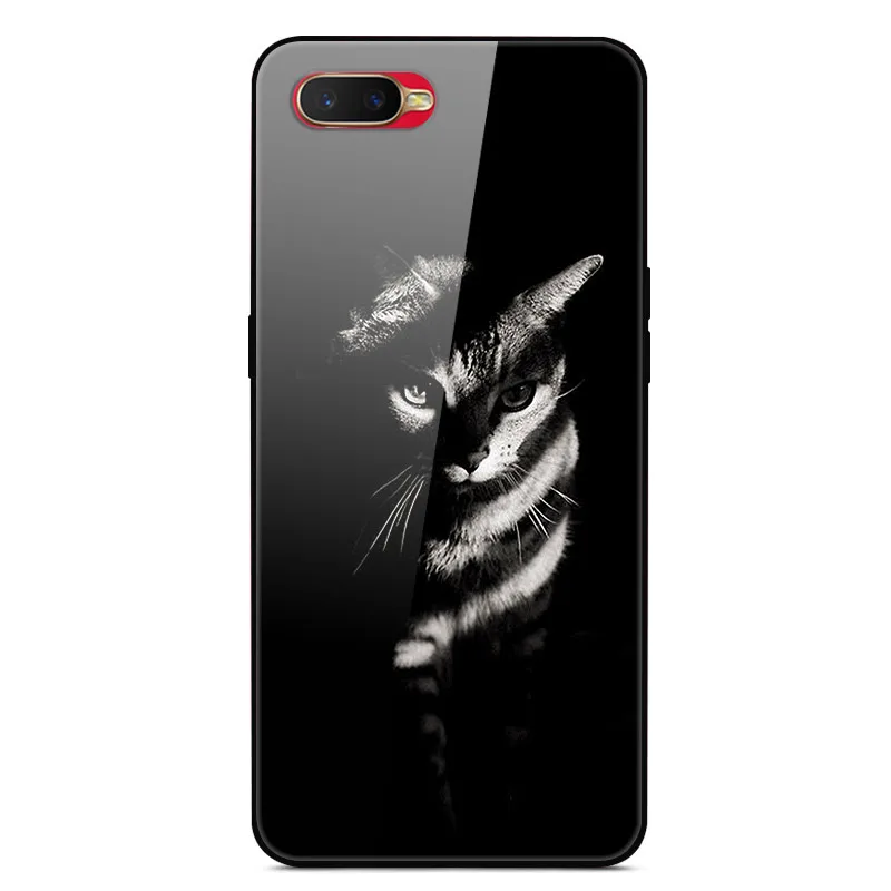 Enhanced Painted Tempered Glass Back Cover - Hard Protective Phone Case