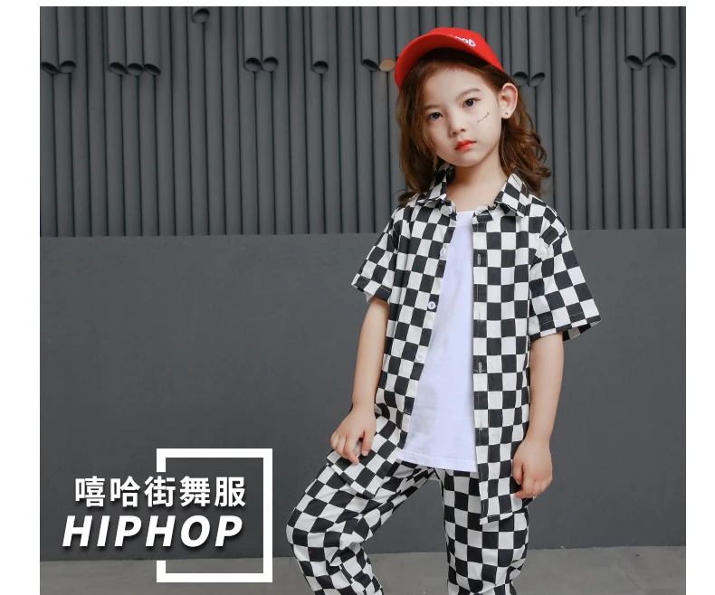 2018 big boys and girls sports clothes Hip hop dance costumes jazziness performance costumes children's suits 4-18 years kids (2)
