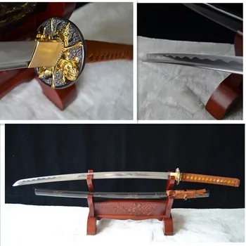 

100% HANDMADE 1060 HIGH CABRON STEEL JAPANESE SAMURAI KATANA SWORD SHARP BLADE