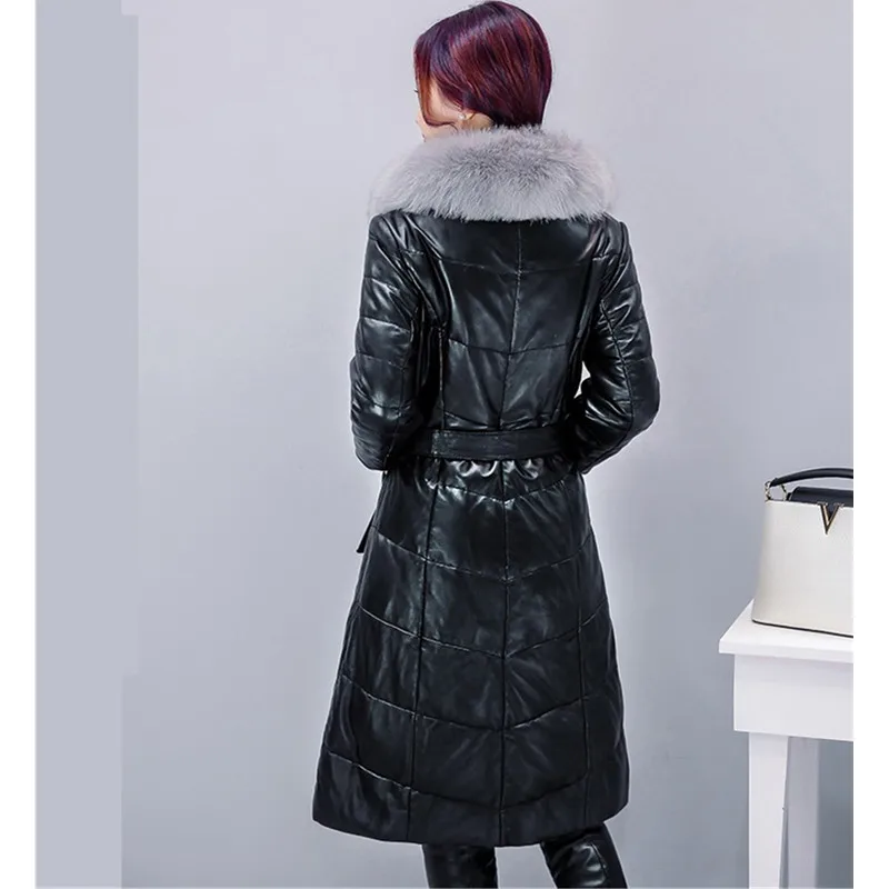Veste red Casual Qualité pink Vers Fox Chaud Col 88 Femmes Black De Survêtement M Fourrure Cuir gray Haute Le Luxe D'hiver En Nouvelle 3xl khaki Moutons Uhytgf Peau Bas UWfZ7qzq