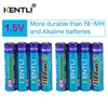 KENTLI-pilas recargables de iones de litio, 8 Uds., sin efecto de memoria, 1,5 v, 1180mWh, AAA ► Foto 1/6