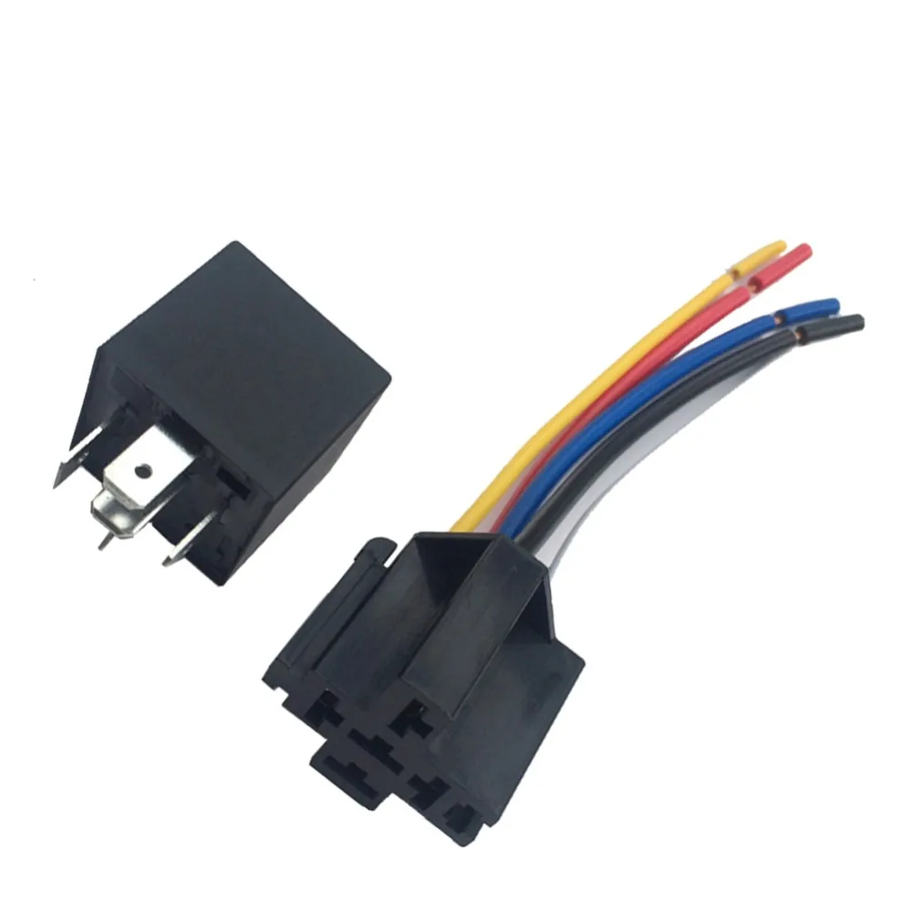 Car Accessories 12v 24v 40a Automotive Relay Socket 40amp