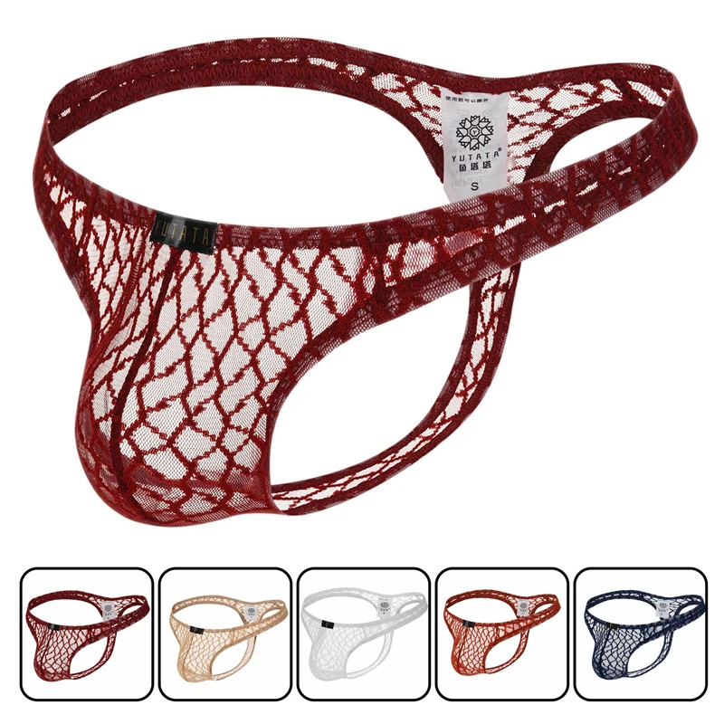 Кружевное нижнее белье jockstrap кружевные стринги для мужчин сексуальное бикини