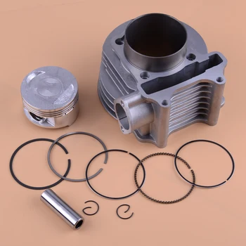 

CITALL High Quality 12pcs Motorcycle Cylinder Piston E-ring Gasket Kit 61mm fit for GY6 125CC 150CC Scooter ATV Accessories