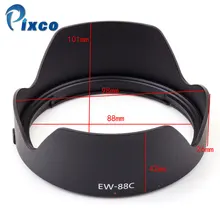 Pixco EW-88C Bayonet Mount Lens Hood For Canon EF 24-70mm f/2.8L II USM Lens цена Pixco EW-88C Bayonet Mount Lens Hood For Canon EF 24-70mm f/2.8L II USM Lens цены онлайн