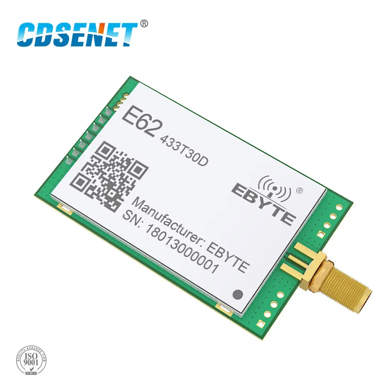 

2PC/Lot Original CDSENETE E62-TTL-1W 433MHz TDD FHSS FEC 3km 433MHz 30dBm UART Wireless Transceiver Module