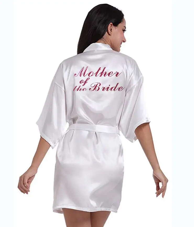 Women Satin Silk robes Gown Wedding Bride robe Bridesmaid Bridal robe HP002 AU