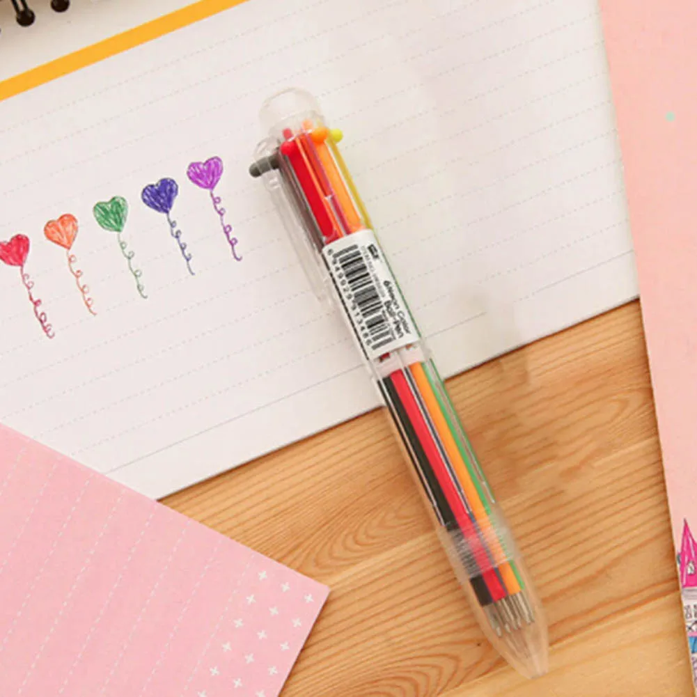 Новинка, многоцветная шикарная шариковая ручка, популярная, смешная, ручная работа, волшебный, новейший дизайн - Цвет: Color