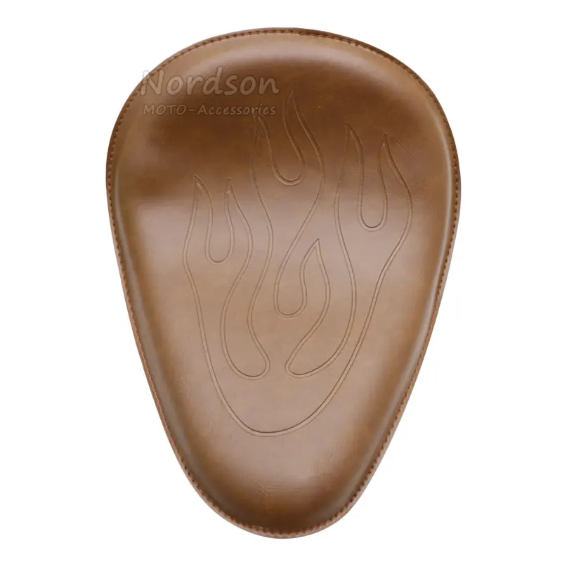 

Коричневый кожаный Solo Seat круглый пружинный Монтажный кронштейн для Harley 48 Sportster 883 1200 XL поплавок