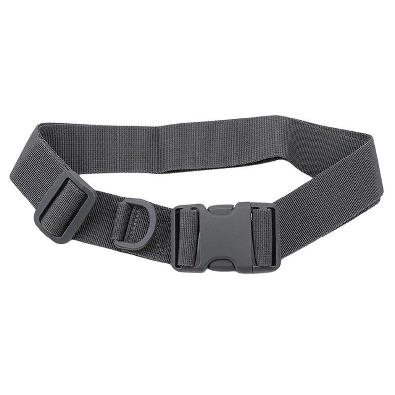 Canvas Tactical Sport Belt With Plastic Buckle Military Adjustable Outdoor Fan Waistband Tactical Belt Waist Back Support Belt