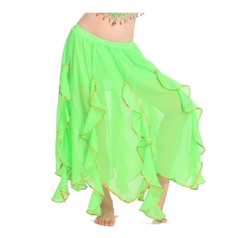 Wholesale Belly Dance Chiffon Skirt for Women Belly Dancing Practice