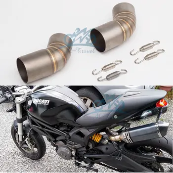 

Motorcycle Exhaust Muffler Pipe Link middle for monster 696/695 2008-2014 796/795 2010-2014 696 exhaust 796 exhaust