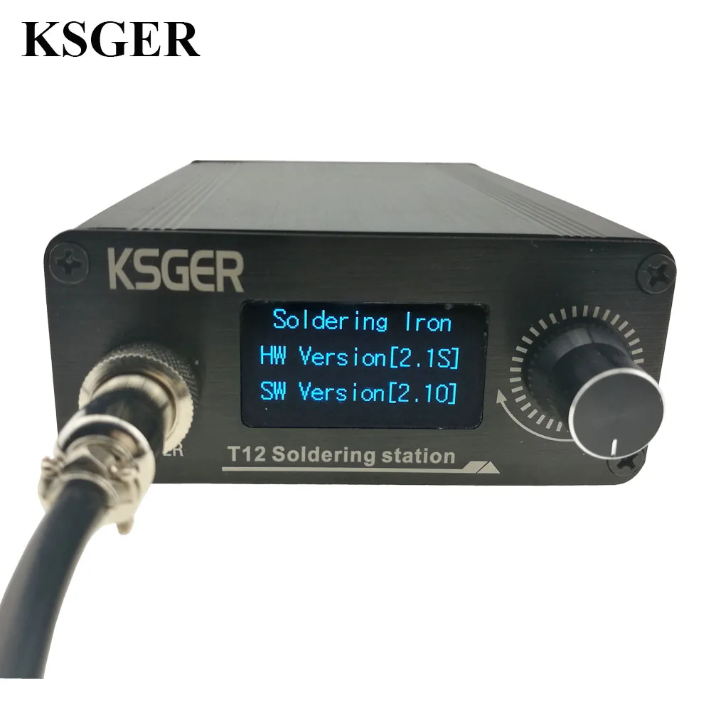 KSGER STM32 2 1 S OLED DIY T12 паяльная станция FX9501 Электрический инструмент с ручкой из