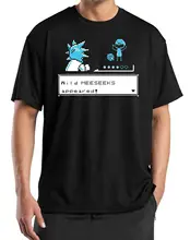 Rick & Morty T-shirt – Wild Mr Meeseeks Pokemon Gaming T Shirt New Arrival Male Tees Casual Boy T-Shirt Tops Discounts