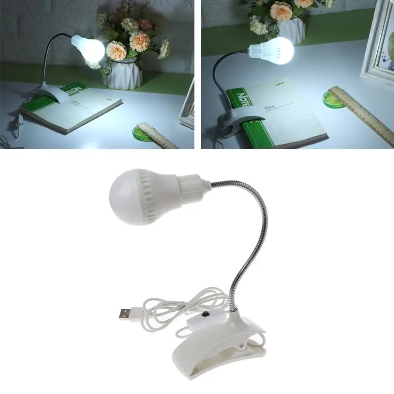 

Flexible Desk Lamp USB LED Clip Table Light Eye Protection Reading Lights