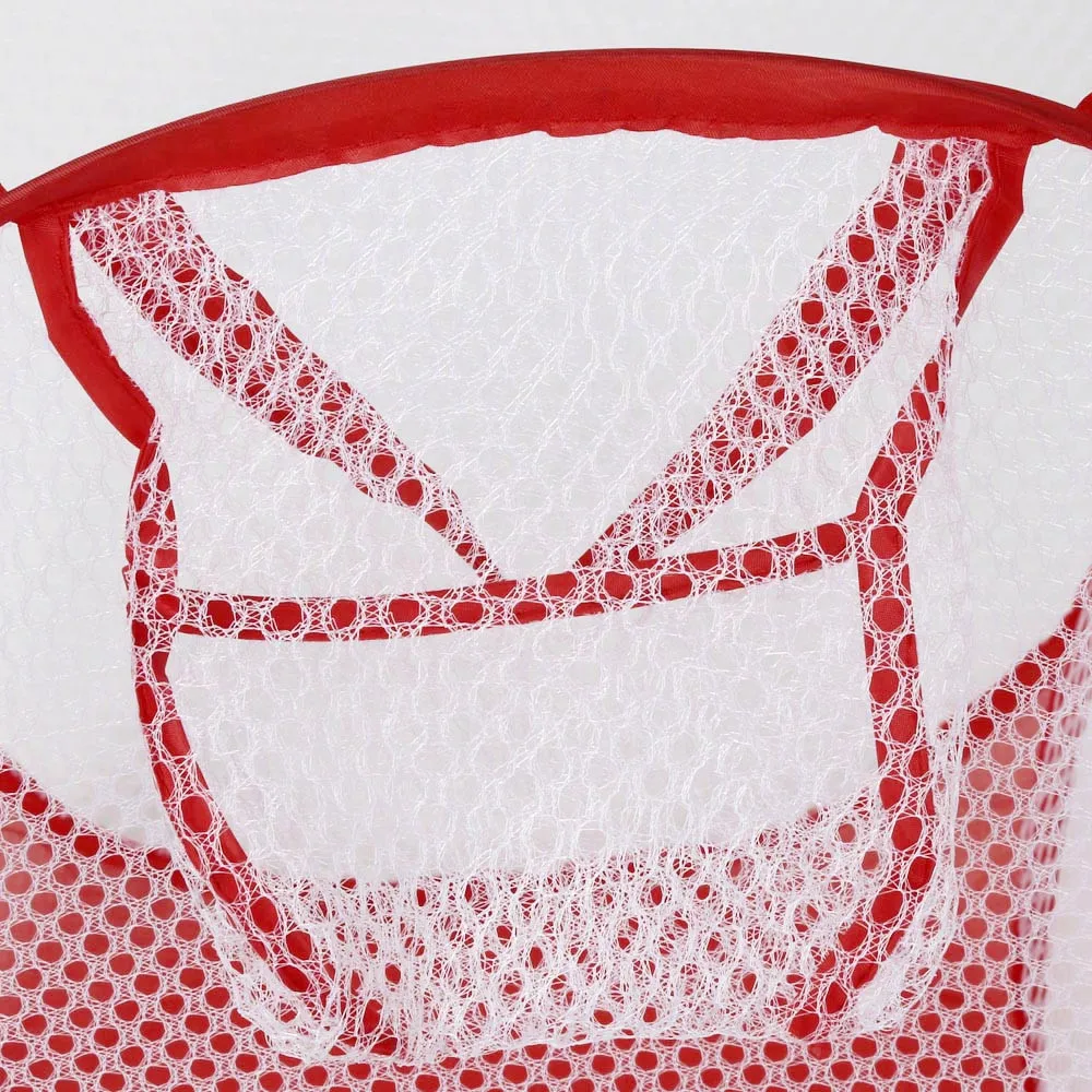 New Foldable Up Washing Clothes Laundry Basket Bag Hamper Mesh Storage Dirty Clothing Storage Basket Storage Organizer