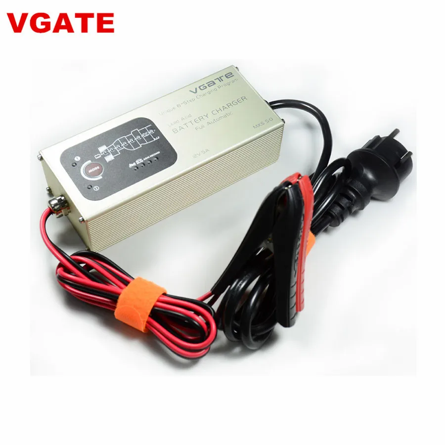 Vgate MXS 5.0 Smart свинцово кислотная Батарея Зарядное устройство полностью