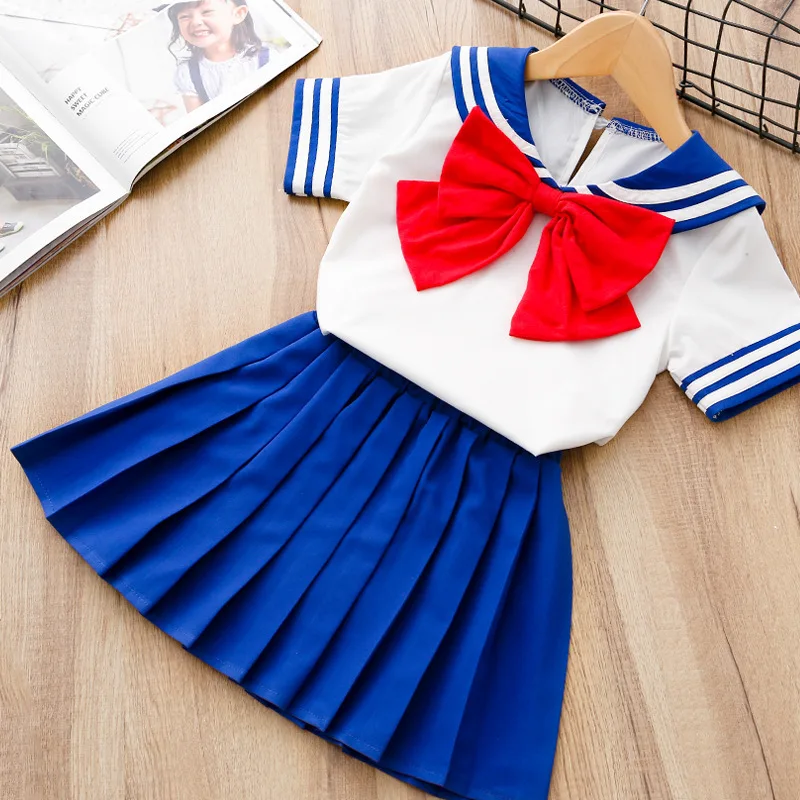 2018 Summer Girls Skirt Set Sailor Moon Chibi Baby Halloween Seifuku Costume Baby Toddler Outfit Kids Cosplay Dress 2018 Summer Girls Skirt Set Sailor Moon Chibi Baby Halloween Seifuku Costume Baby Toddler Outfit Kids Cosplay Dress