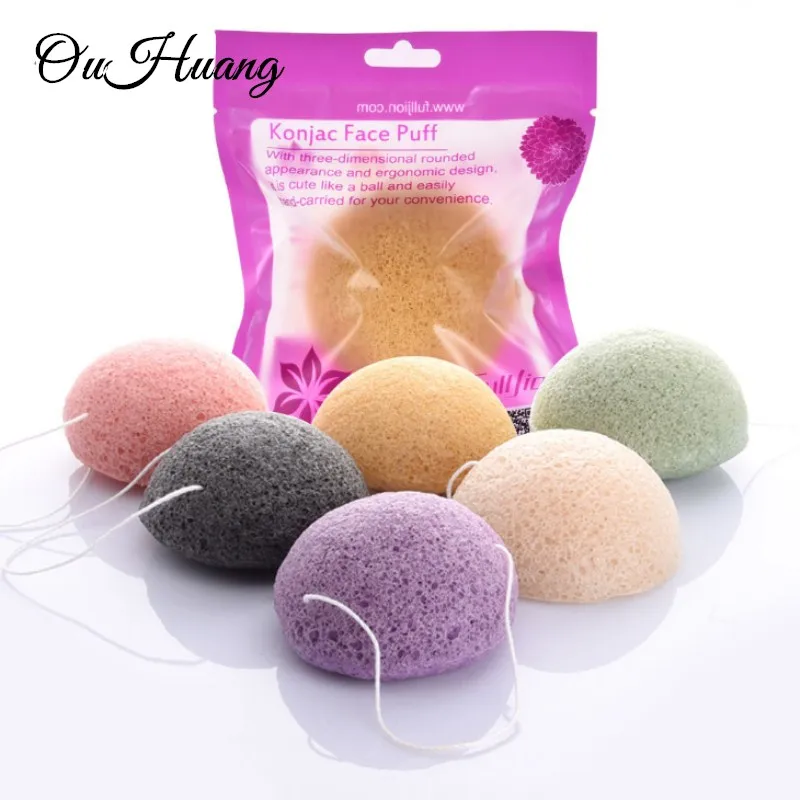 

New Facial Puff Konjac Sponge Cosmetic Puff Face Skin Care Cleaning Sponge Natural Konjac Puff Facial Cleanser Tool Wash Flutter