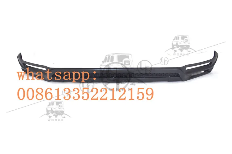 G CLASS G500 B style front lip fit for 2019 year G wagon G500 with lights (14)