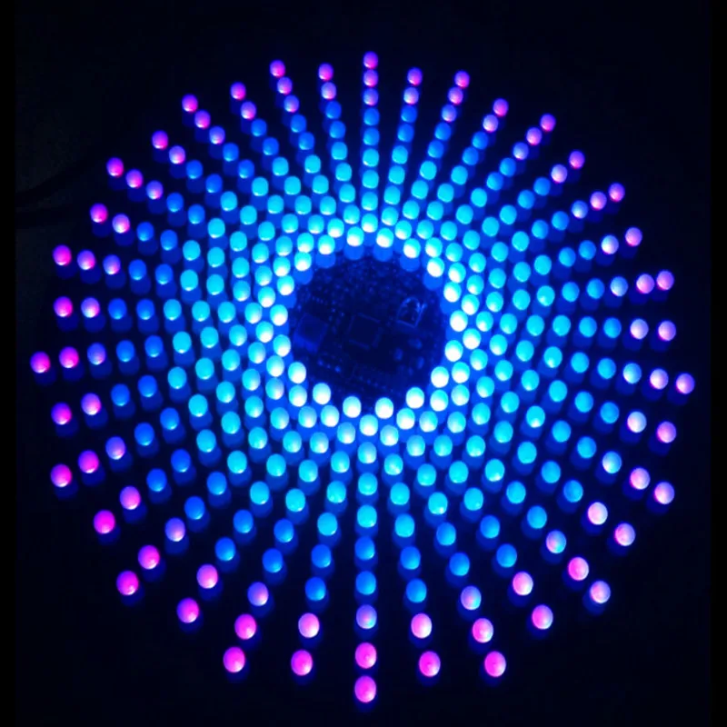 DIY креативная 18*18 электронная фотовспышка RGB LED Flash Kit Красочный световой