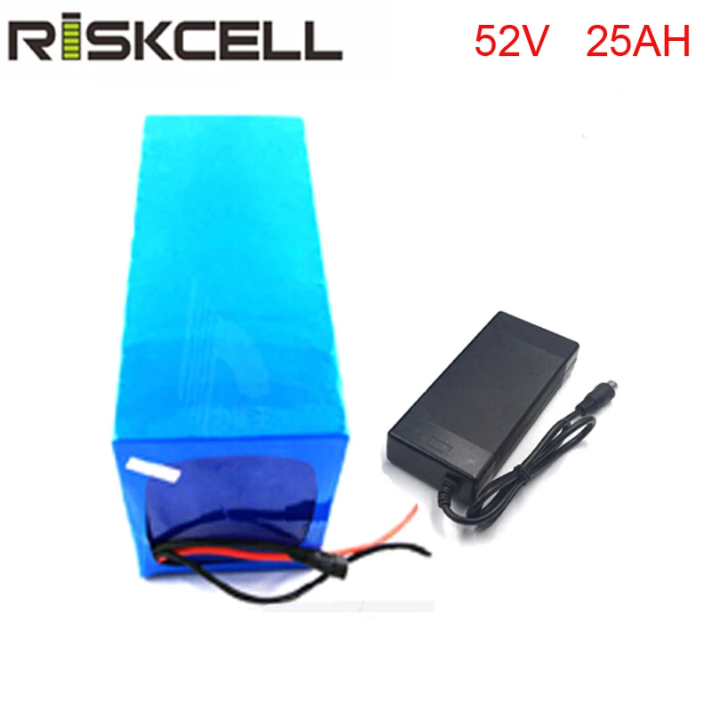 DIY 51 8 вольт 1500 Вт литиевый аккумулятор с зарядным устройством и BMS для 5В 25ач