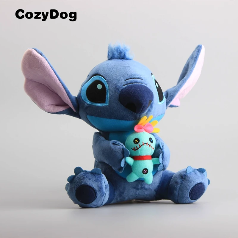 5 шт. 25 см аниме "Лило и Стич" Холдинг Scrump Плюшевые игрушки peluche стежка Мягкие животные кукла Дети подарок на день рождения