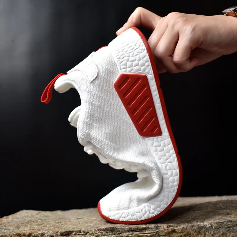 

Outdoor men's running shoes with white sneakers breathable low to help ultra light comfortable mesh unisex walking shoes