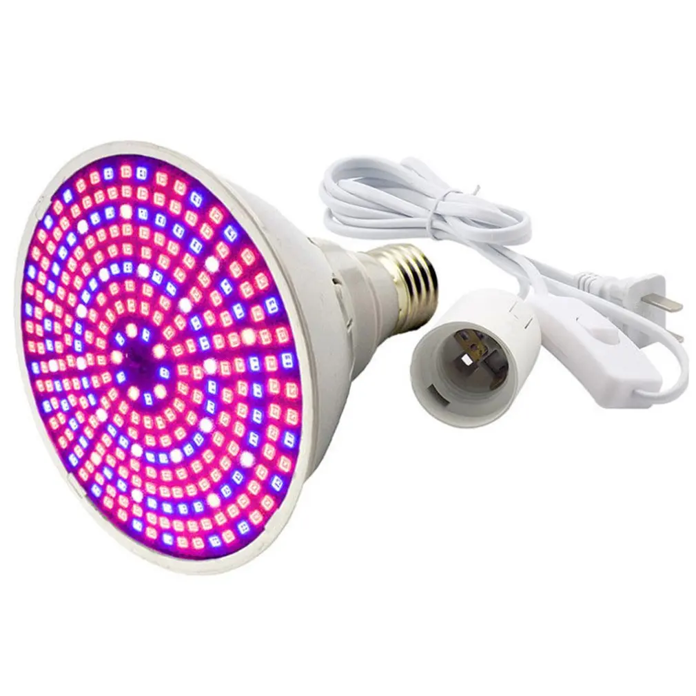 

290 Led-Bead Plant Grow Light Lamp Full spectrum Bulb E27 Set for Flower Seeds Greenhouse Touchable Lights EU/US/AU Type
