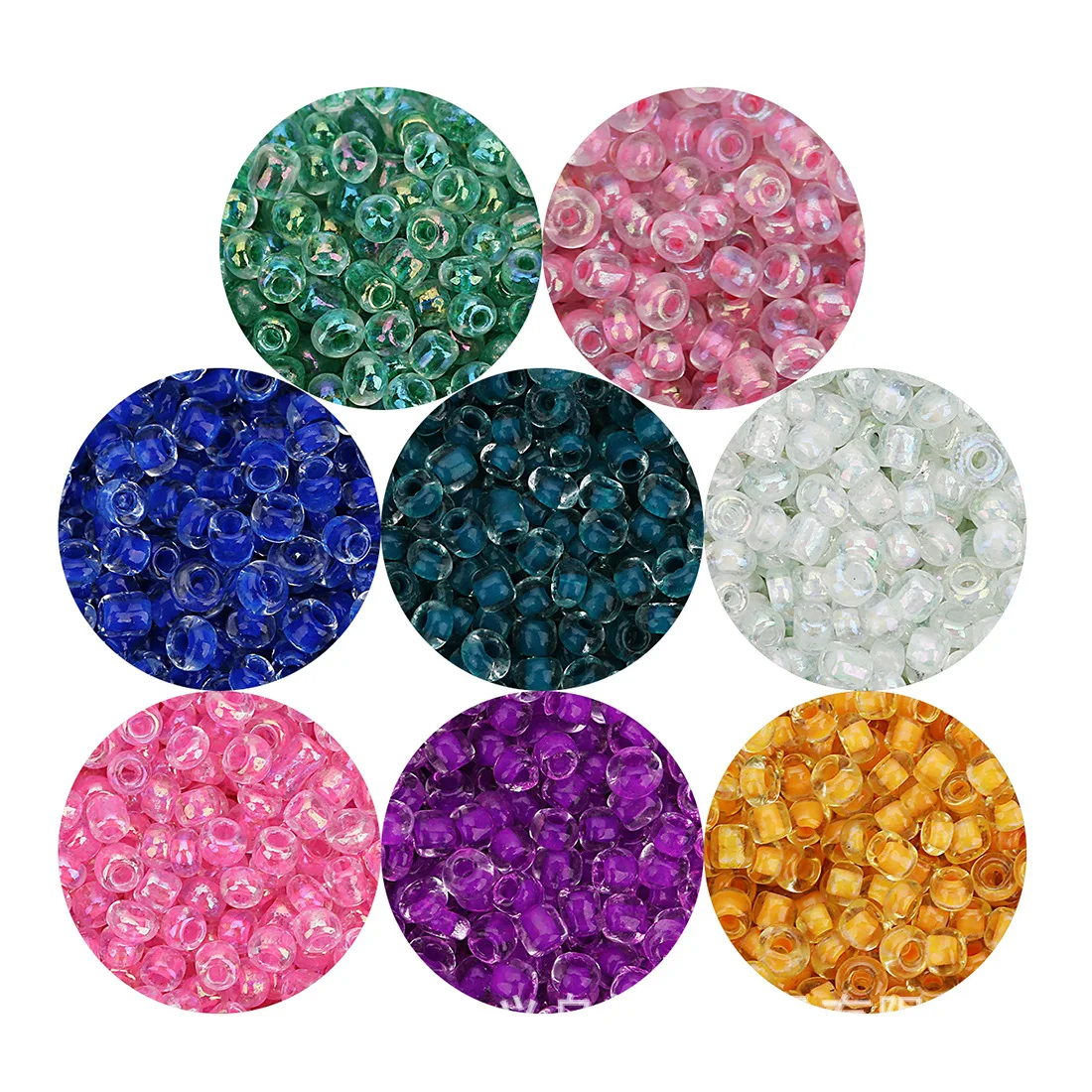

40g 2.5mm Multiple Colored Glass Loose Beads Pearl Beads for Crafts Beaded Bracelet Handmade DIY Sewing Clothing Decoration