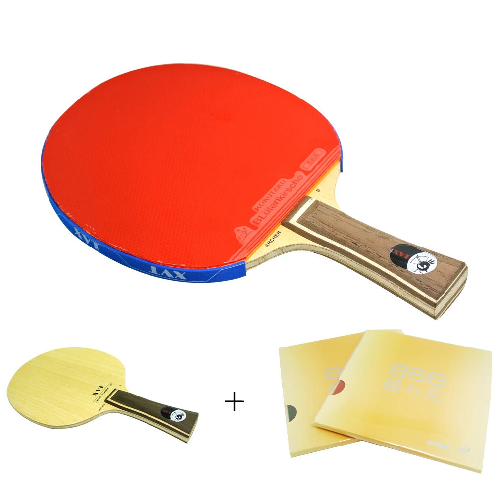 

Ручная сборка XVT ARCHER-B Carbon с ракеткой для настольного тенниса KOKUTAKU 868 ITTF