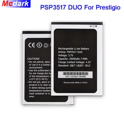 Mcdark 2000 мАч PSP3517 DUO Батарея для Prestigio Wize NX3 Batterie Bateria аккумулятора мобильного телефона