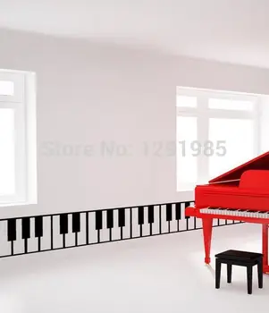 

Wall Decal Sticker Removable Piano Keys home decor decal stickers quotes fashion design custom removable waterproof