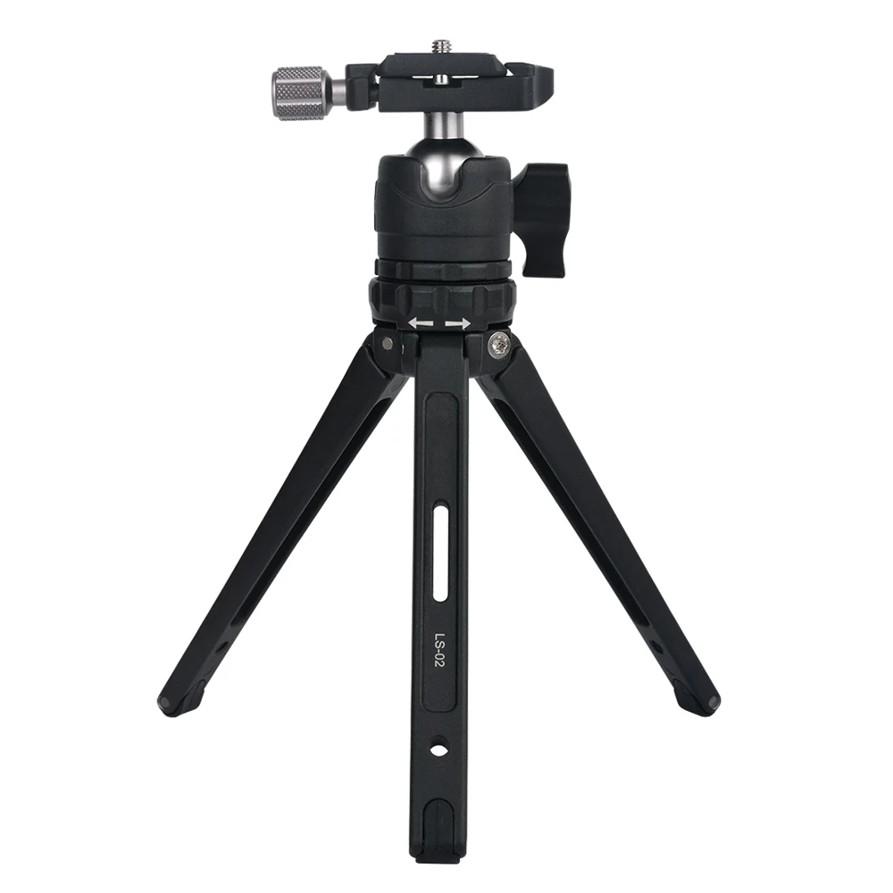 

Aluminum Alloy Metal High Bearing Mini Tabletop Tripod with Ball head for DSLR Camera Mirrorless Camera